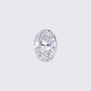 Oval cut lab grown diamond