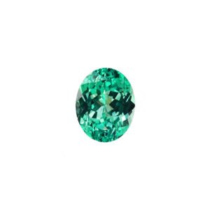 Oval lab grown paraiba chrysoberyl