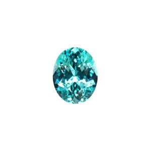 Oval lab grown paraiba yag